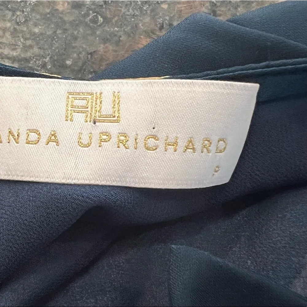 Amanda Uprichard Floral Sleeveless Tunic Mini Dress Small - Image 9