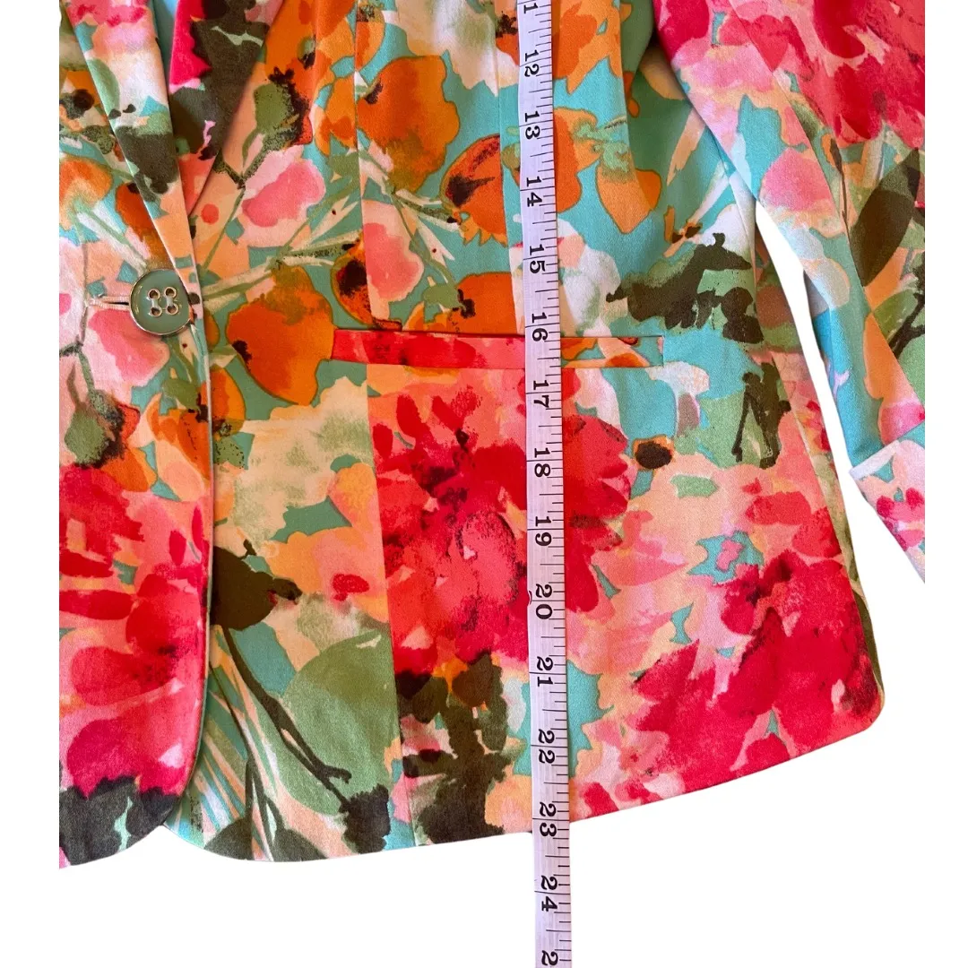 89th and Madison  Floral Spring Blazer Size Small 0616J - Image 3