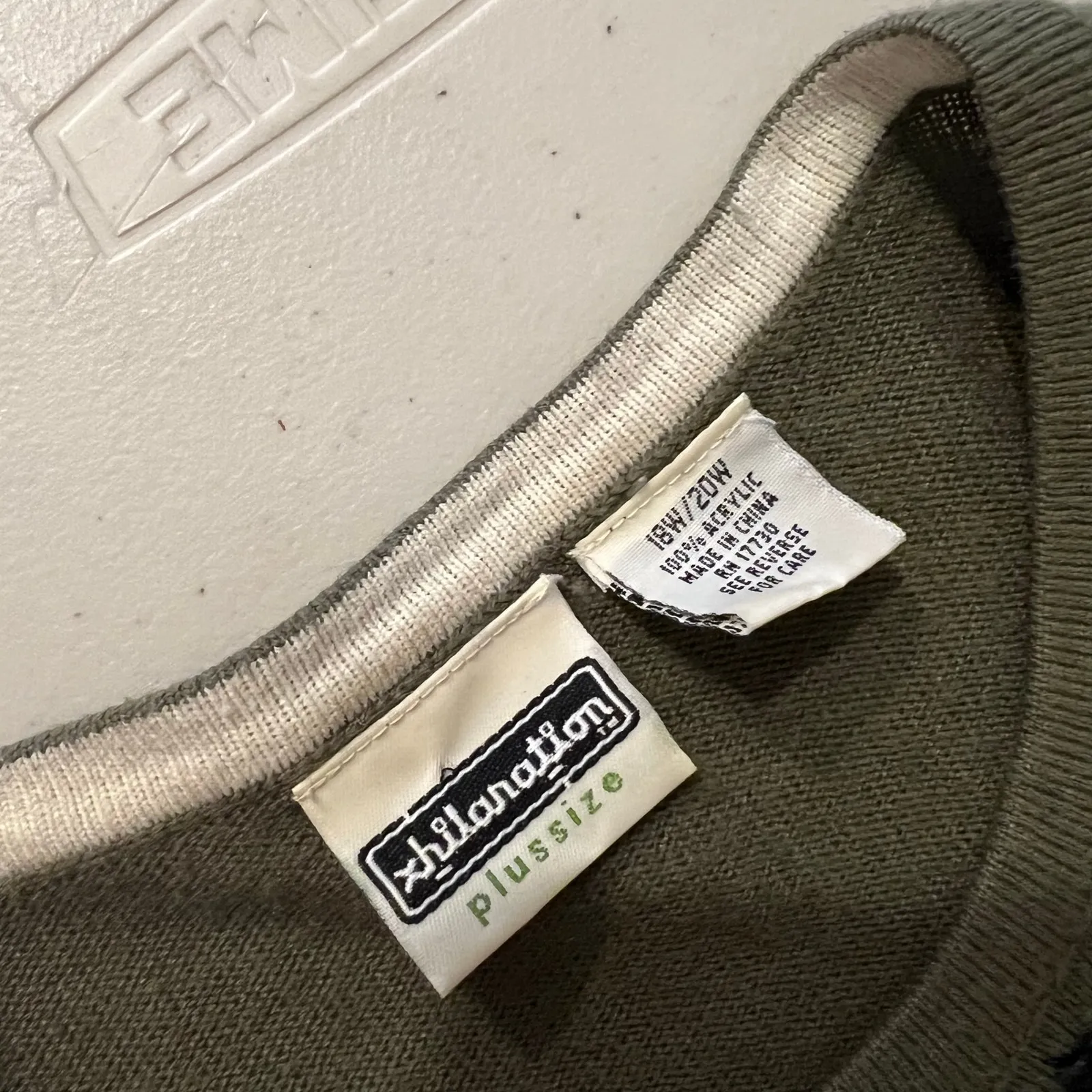 Vintage Xhilaration Green Soft Knit Floral Embroidered Cardigan Sweater Size XL - Image 5