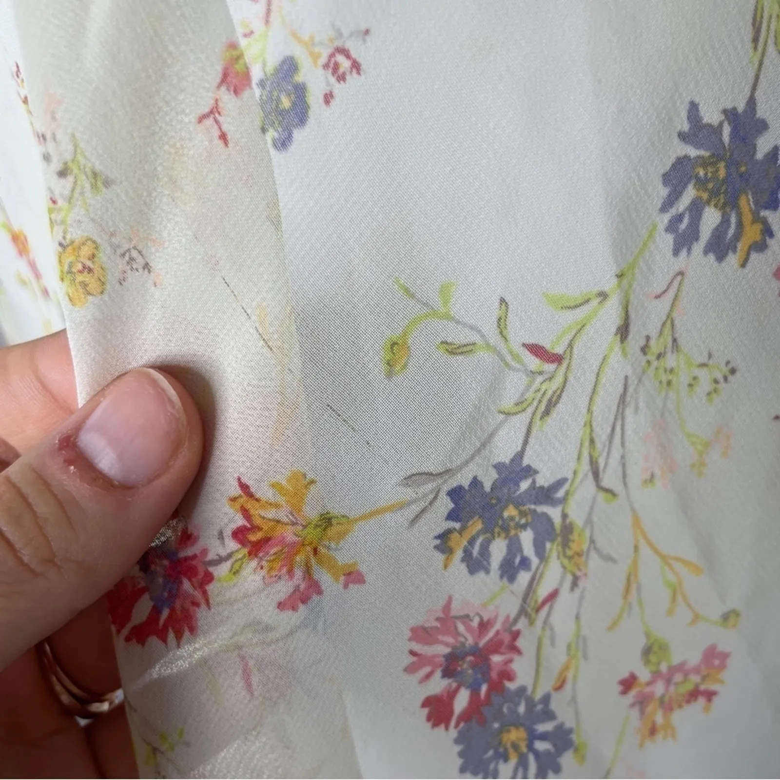 VICTORIAS SECRET Sheer Lace Nightie Womens Size Large Romantic Floral Ethereal - Image 11