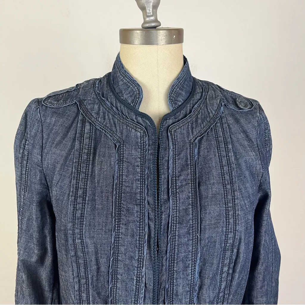 Anthropologie Elevenses Auden Denim Jacket - Image 4