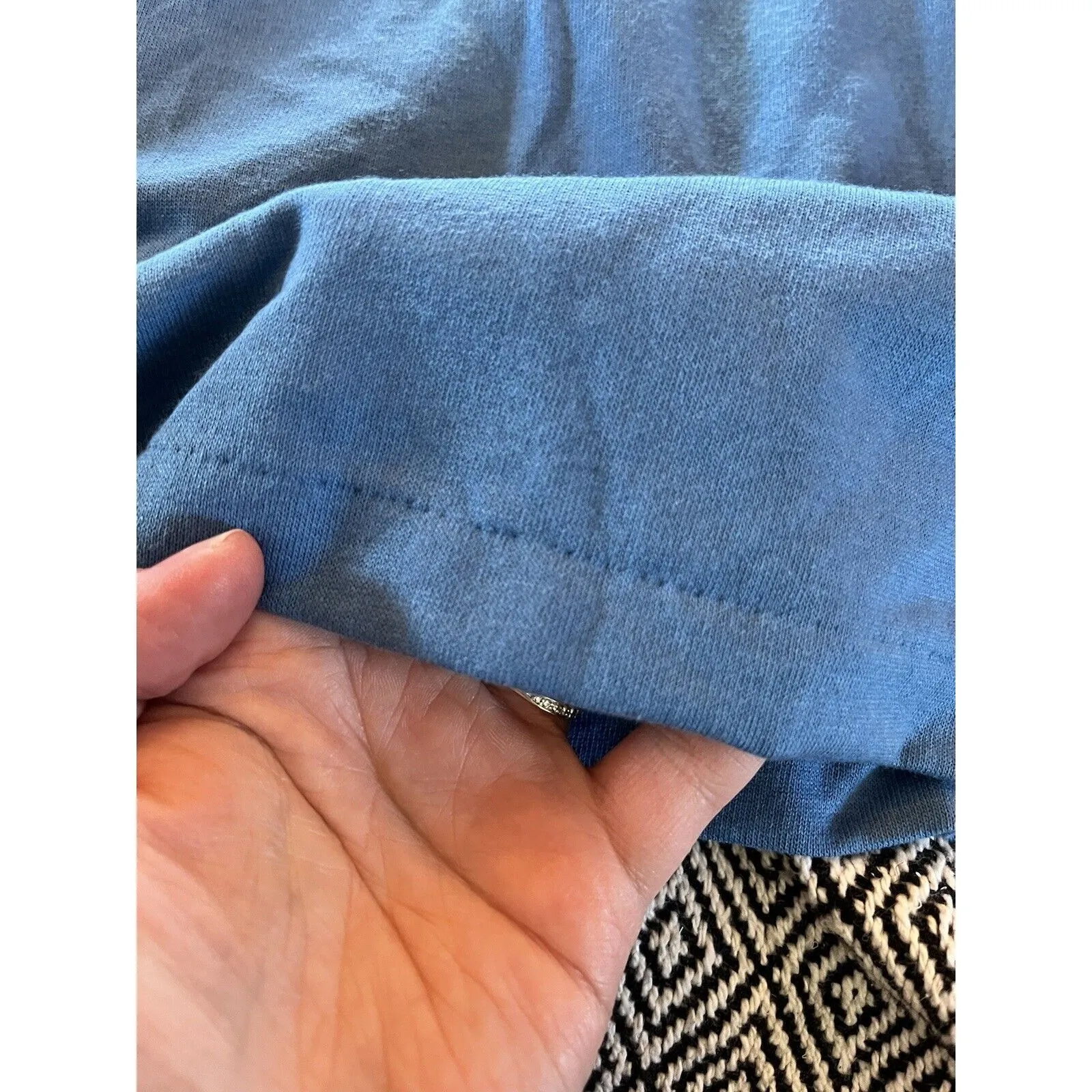 Decosport 3/4 Sleeve Single Stitch VTG 90s One Size T - Image 5