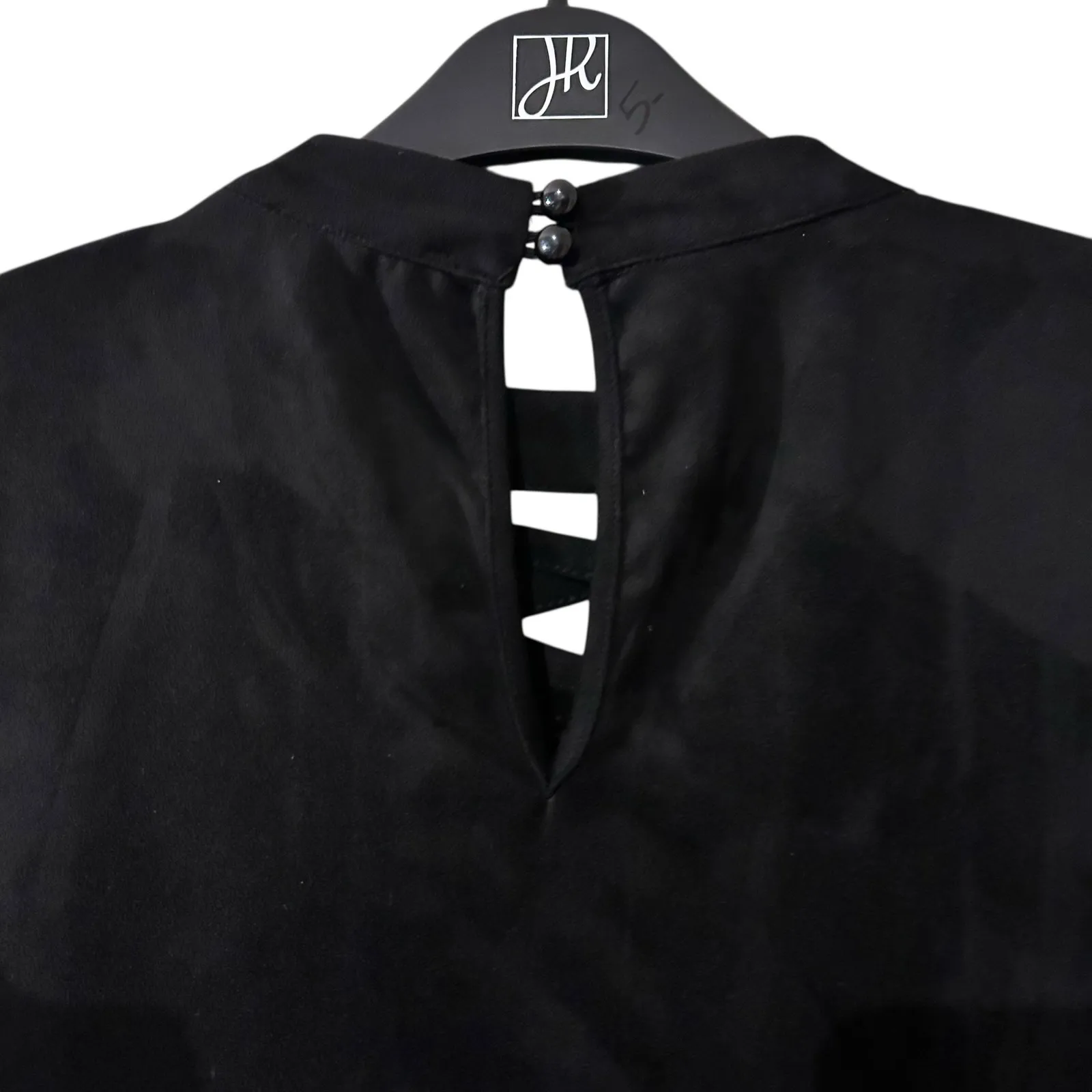 Ashley Stewart Mini Dress Black Faux Suede Corset Front SZ 18/20 Gothic Grunge - Image 7