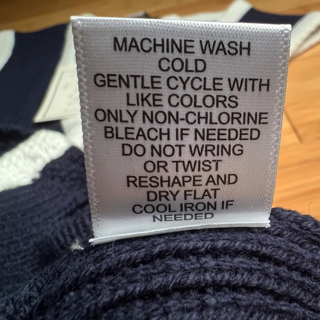 Sincerely Jules Women’s 2Pc Navy Knit Sweater Set,Vest+Wide/Flare leg Pants|SZ:S Blue - Image 12