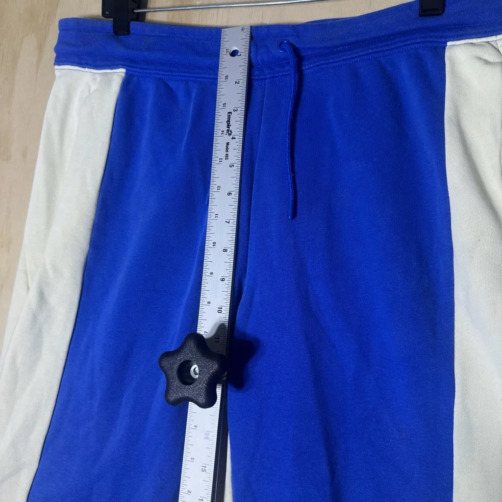 Nike Women’s Sports Joggers Pants Size Large Blue And White Pink Swoosh - Image 5