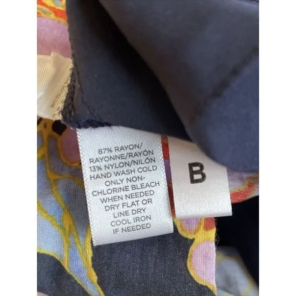 Loft Outlet Romper Women's XSP‎ Colorful Floral Sleeveless Side Pockets - Image 6