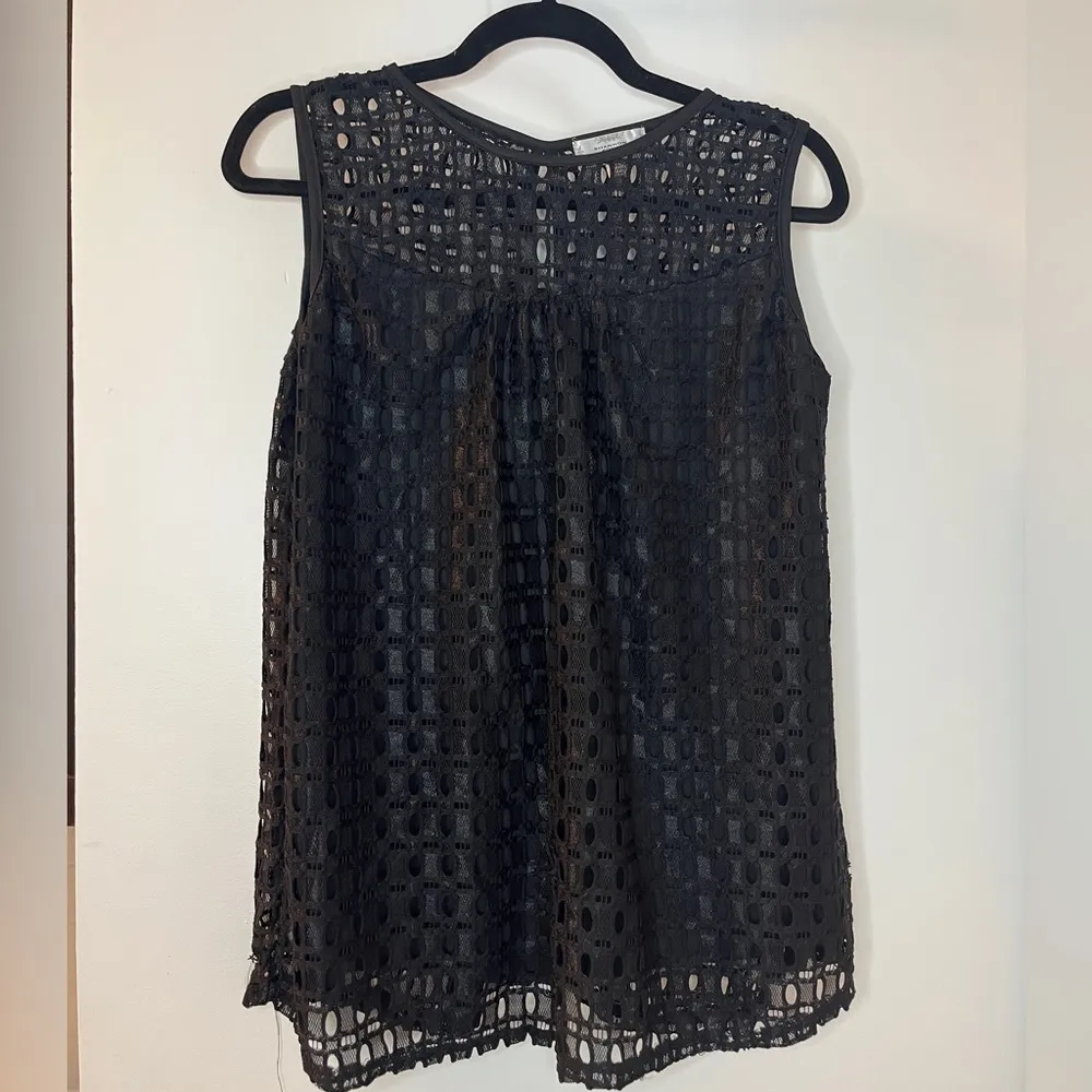 Shannon Ford Black Sleeveless Blouse Size XL - Image 4
