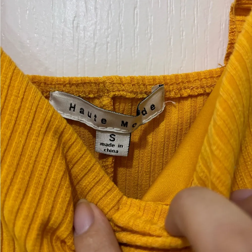 Haute Monde Gold Mini Sundress Sweetheart Neckline - Image 2