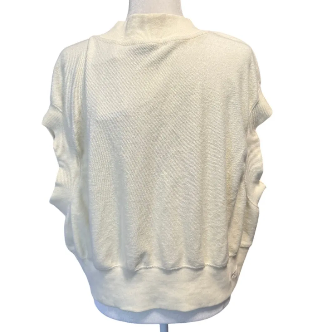 Nike Sportswear Oversized Sweatshirt Vest – NWT – Butter Yellow (XL)-DV8313-113 - Image 3