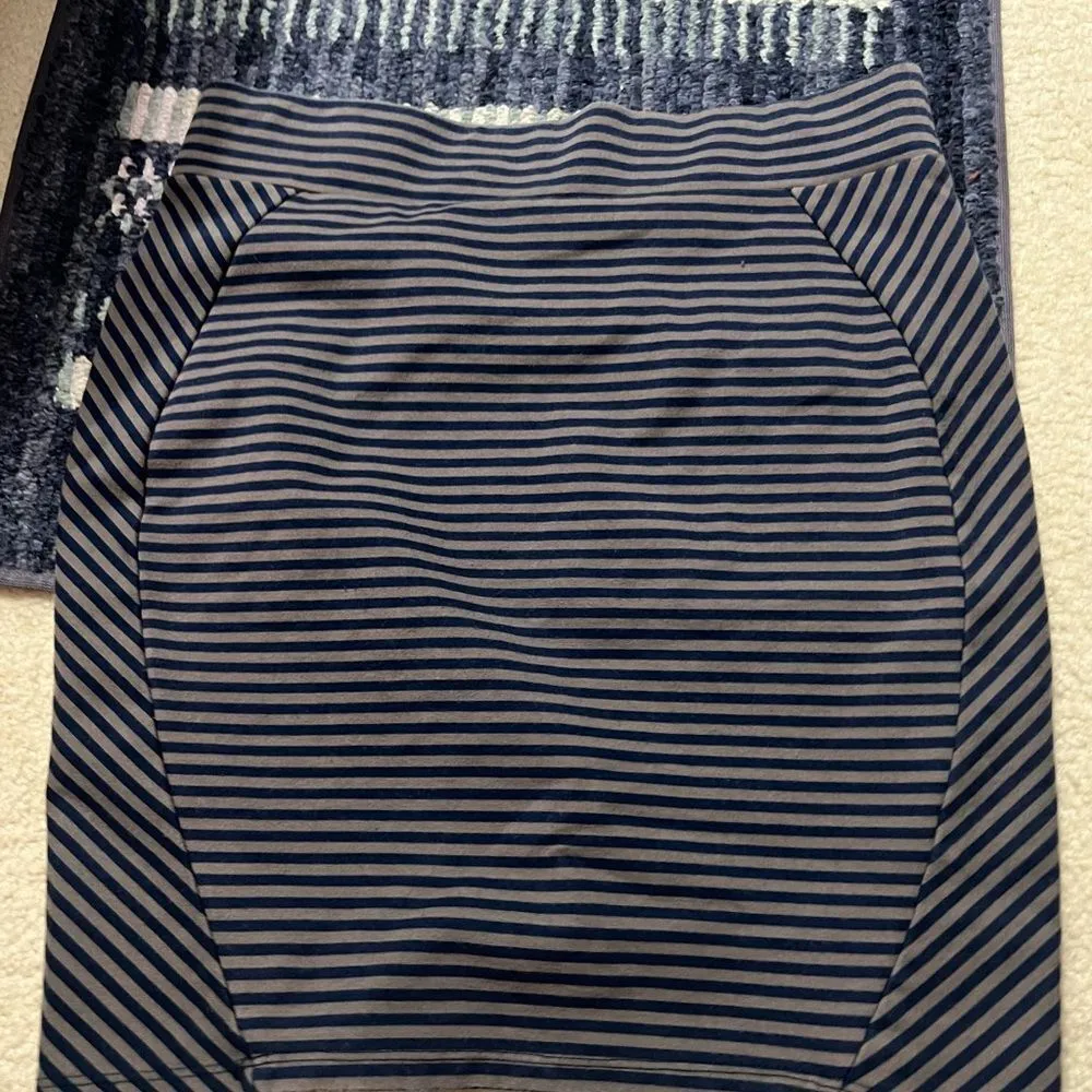 Toad & co small striped skirt Blue - Image 6