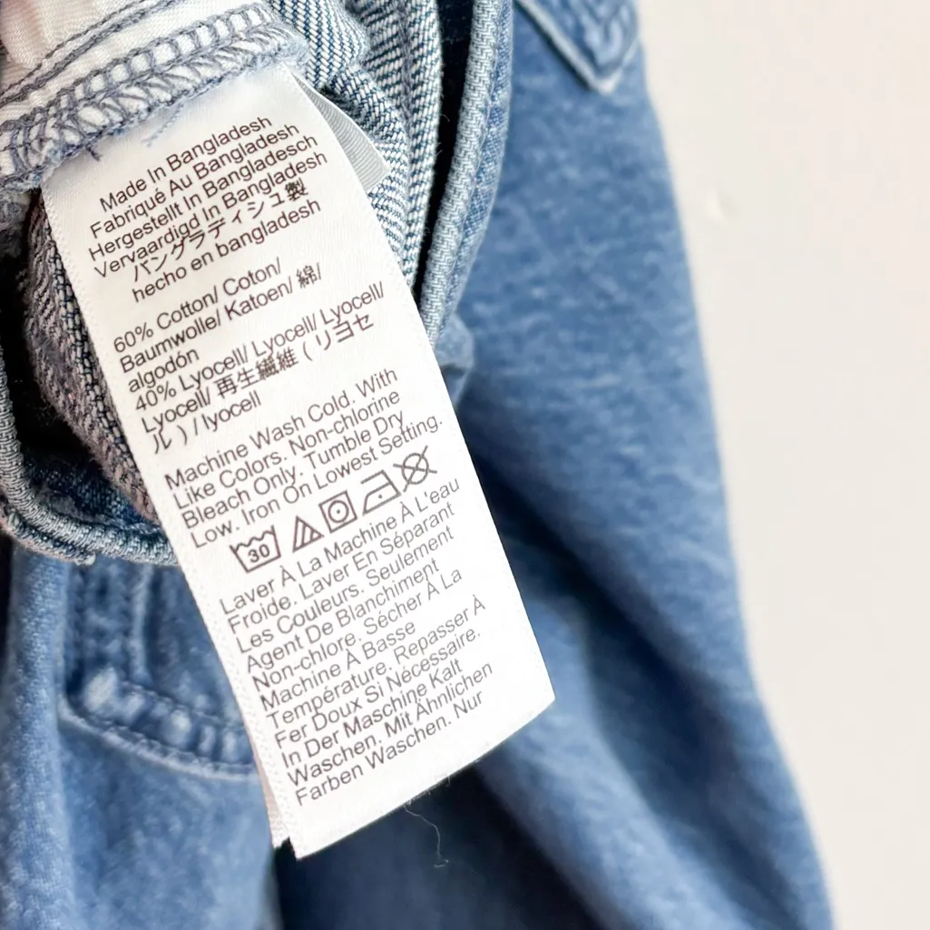 J.Crew Factory Drapey Wide Leg Trouser Jean 27 - Image 6