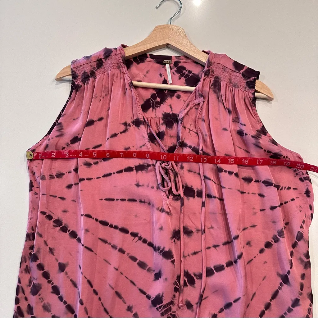 Young Fabulous Broke Silky‎ Tie Dye Tank Size Small - Image 5
