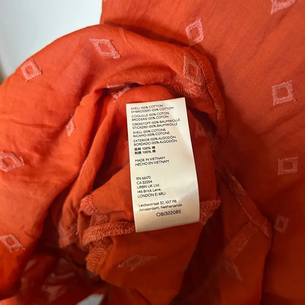 Anthropologie Pilcro‎ Embroidered 100% Cotton Tiered Tunic Blouse - Image 6