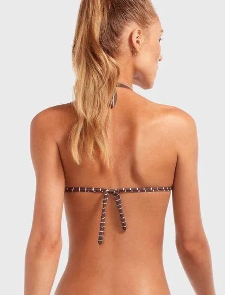 Reversible Bikini Top Talia Cigar Strip - Image 2