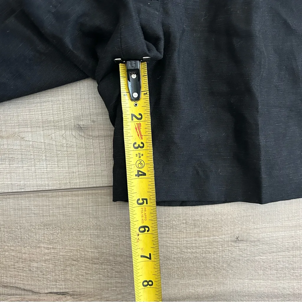 Wilfred Aritzia Black The Effortless Pleated Front Short Linen Wide Leg 4 - Image 12