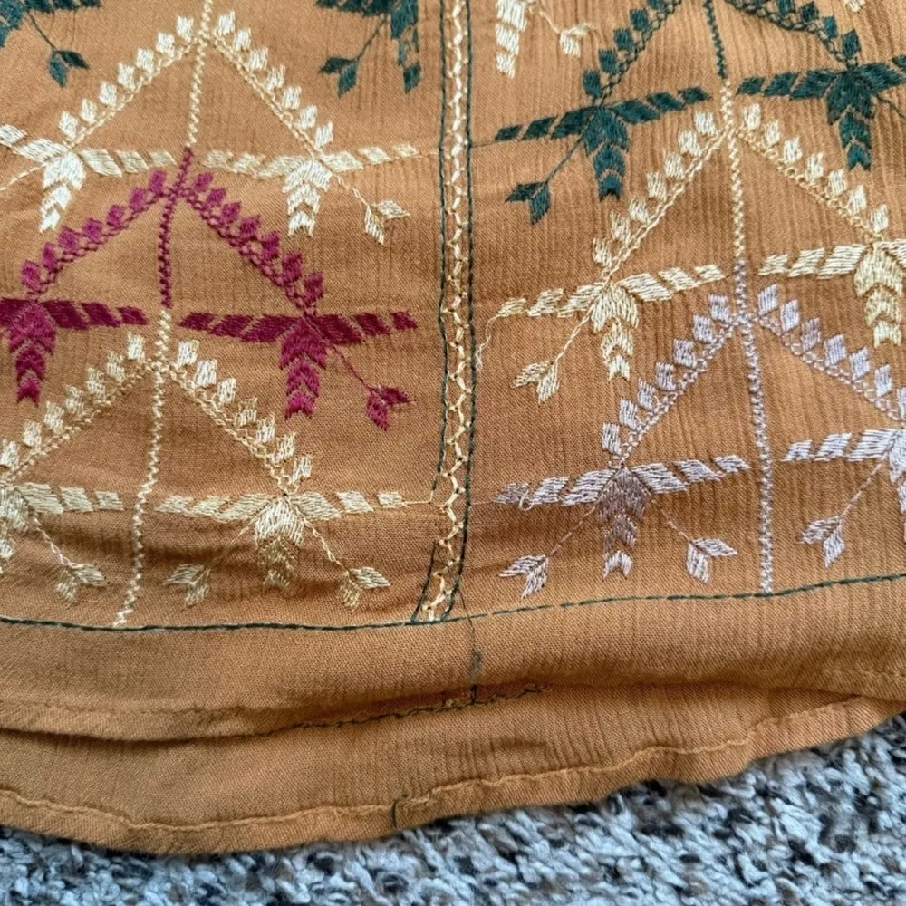 Free People Embroidered Rhiannon Mini Dress Long Sleeve Bohemian Festival Size S - Image 8