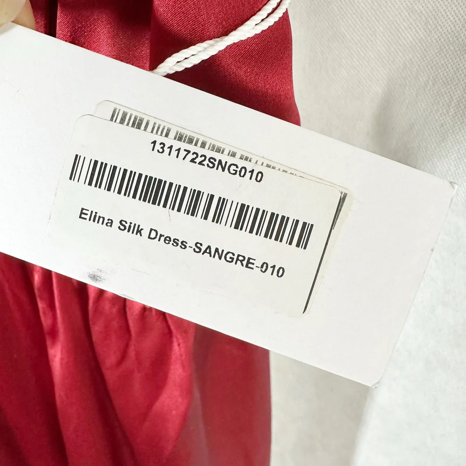 Reformation Elina Silk Mini Slip Dress Sangre Size US 10 Party Night Out - Image 7