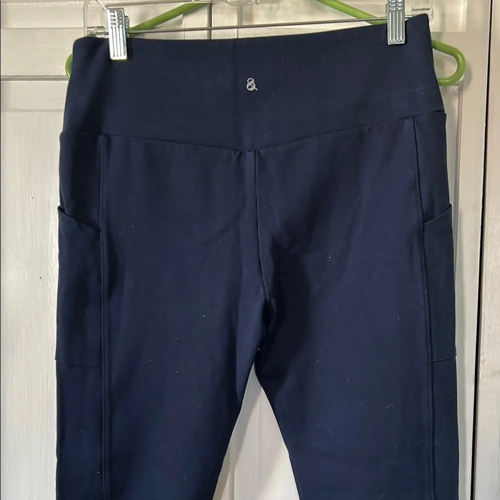 Lou & Grey Women's Navy Pants - Size L - Image 3