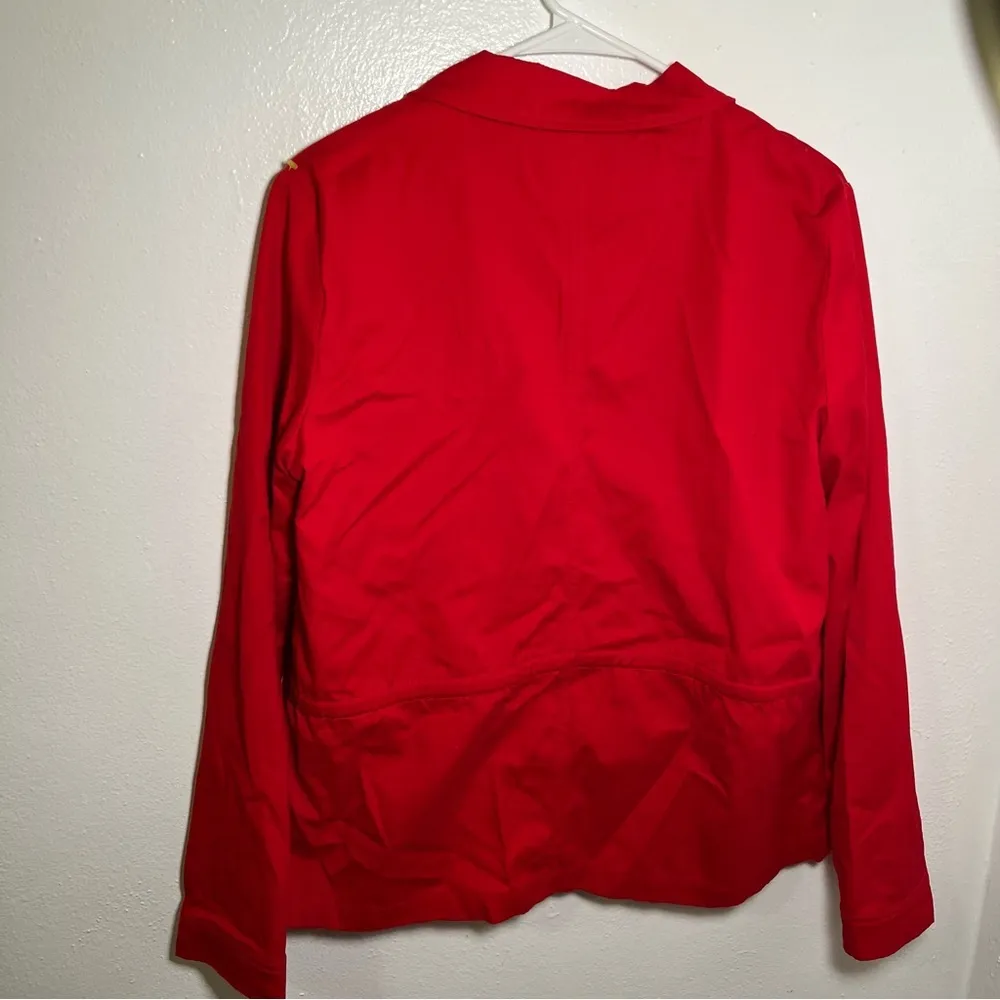 Market & Spruce Double Breasted Jacket Red - Image 11