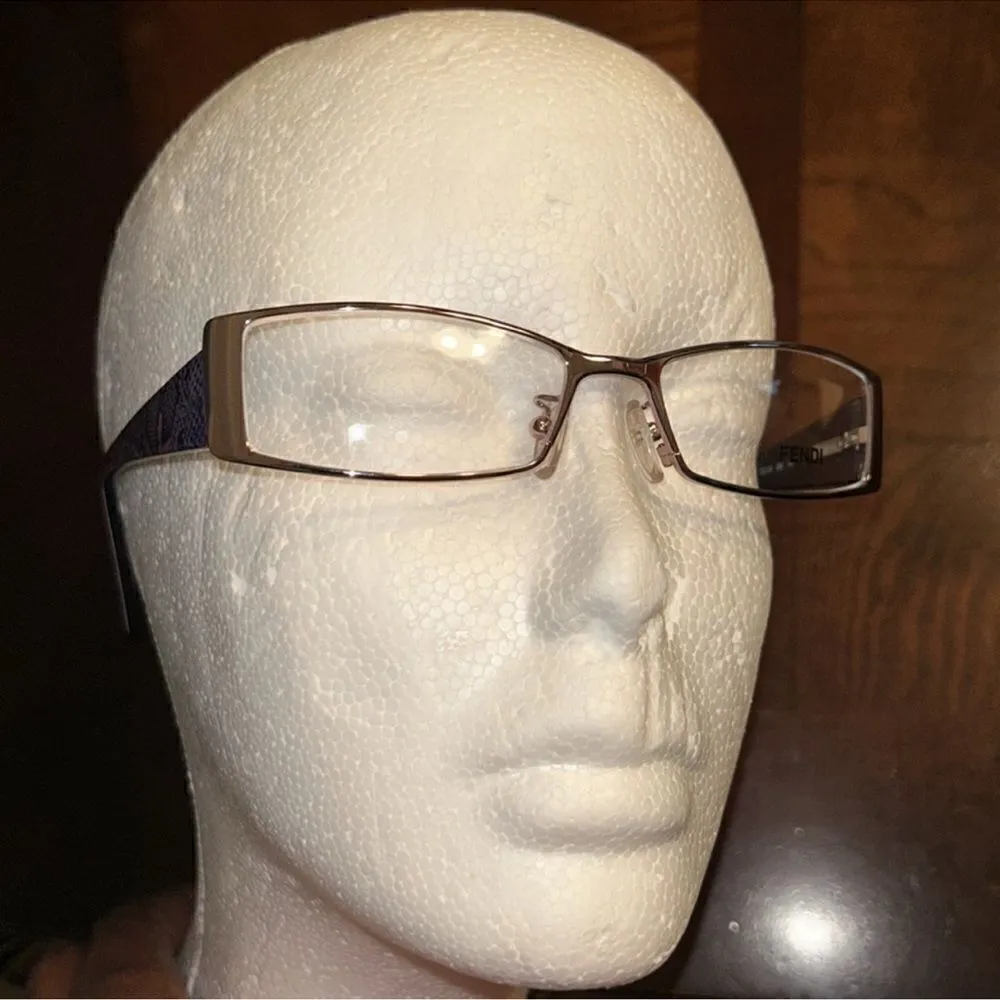 Fendi Authentic  Optical Purple Rectangular Eyeglasses - Image 3