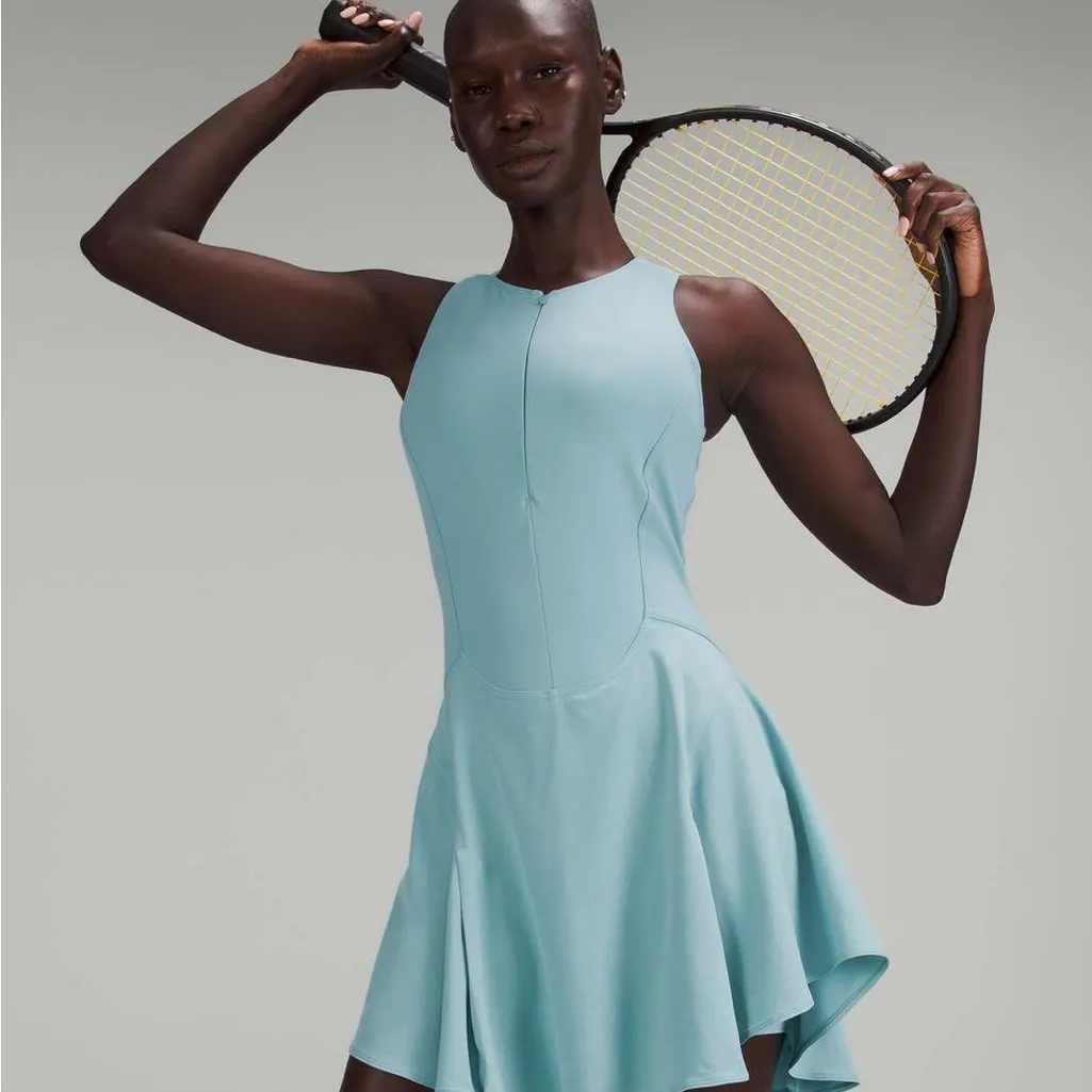 lululemon athletica Blue Sleeveless Everlux Short Lined Mini Tennis Dress | 8 - Image 7