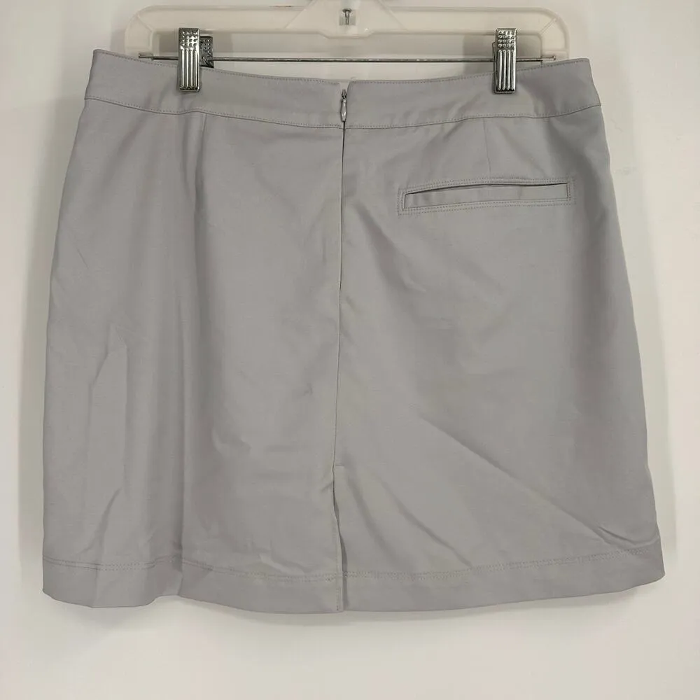 PGA Tour Gold Grey Skirt Skort Size 8 - Image 3