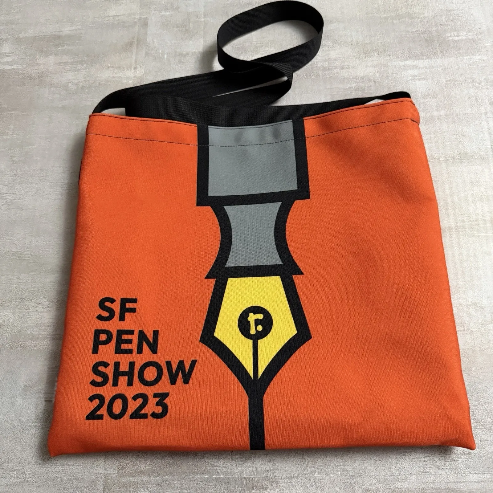 Rickshaw x San Francisco Pen Show 2023 Crossbody Shoulder Tote Bag Fountain Pen - Image 2