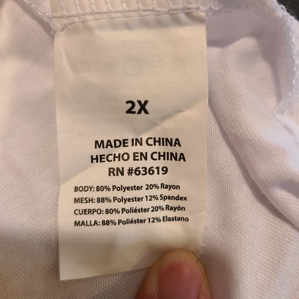 Bebe Sports White Logo Tank Top Size 2X - Image 8