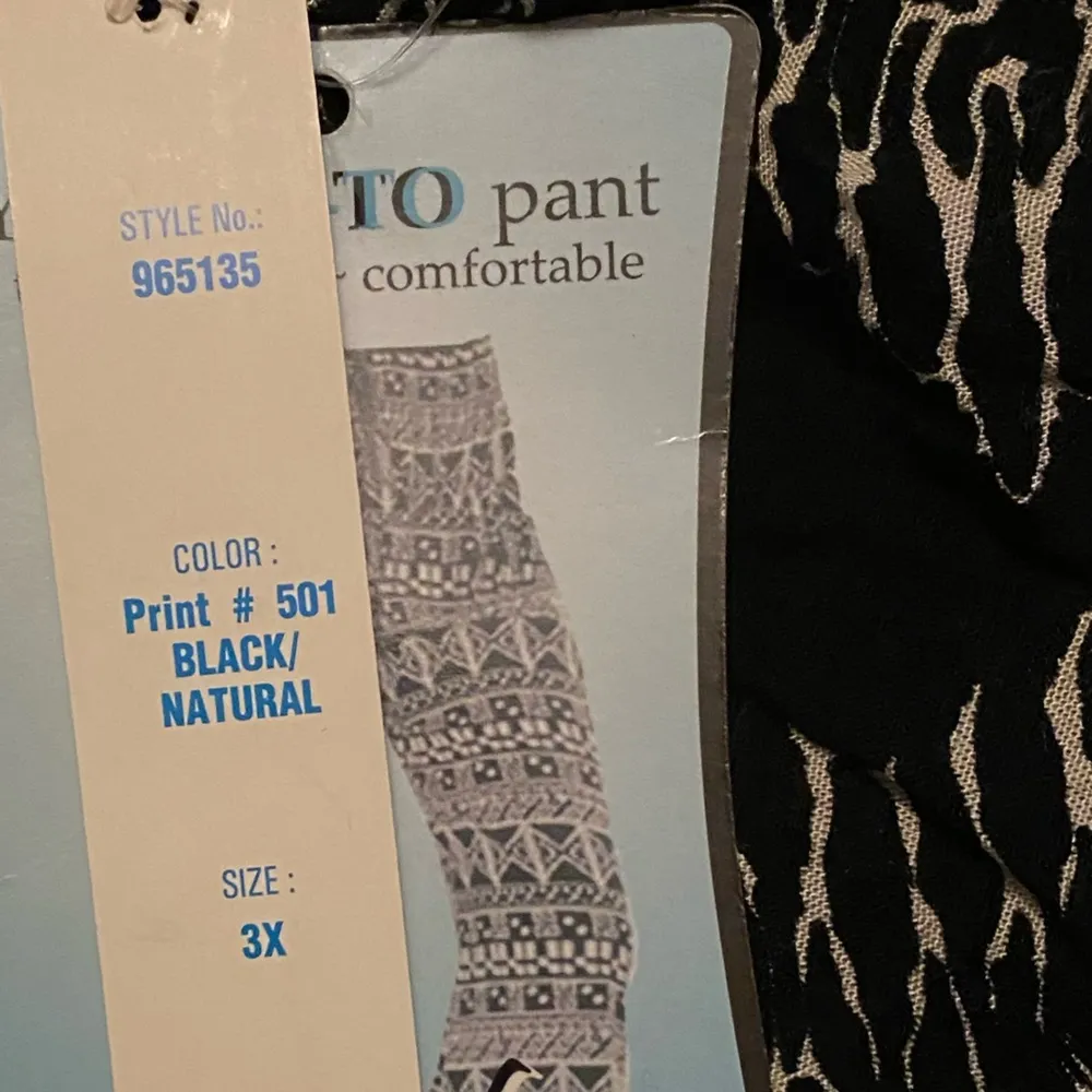 Claudia Richards Black Pants Size 3X NWT - Image 5