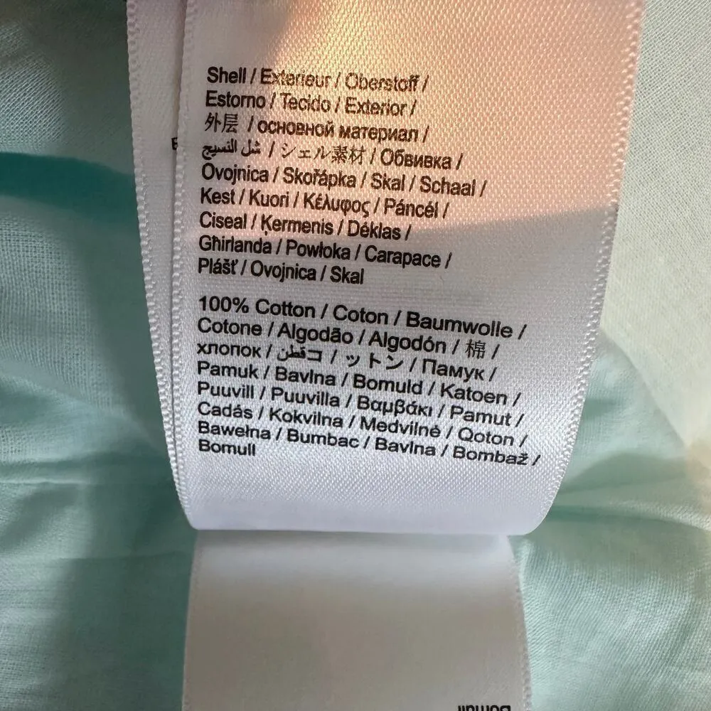 Farm Rio Blue Spring Bananas Midi Dress Size Large Tropical Vacation Casual - Image 9