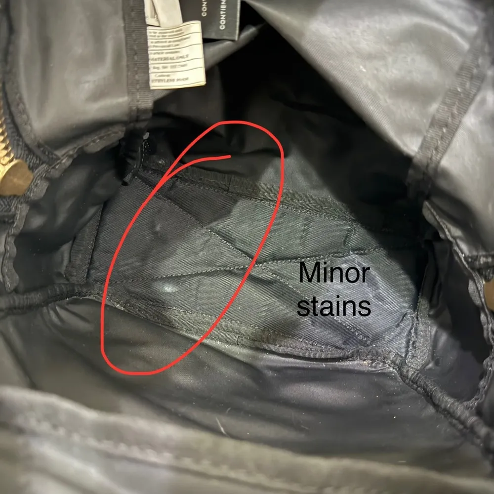 MARC by MARC JACOBS The Biker Gold Zipper Black Nylon Medium Backpack - Image 16