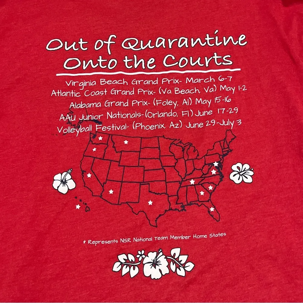 national volleyball shirt - Image 2