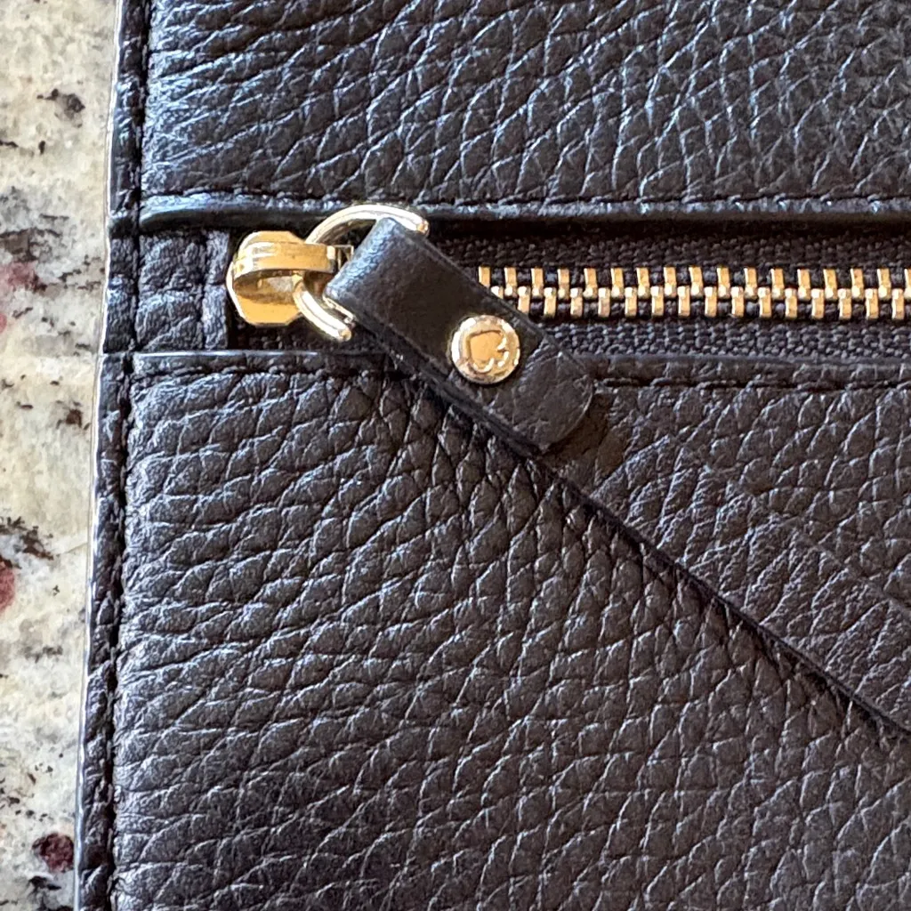Kate Spade Black Pebbled Leather Wristlet - Image 3