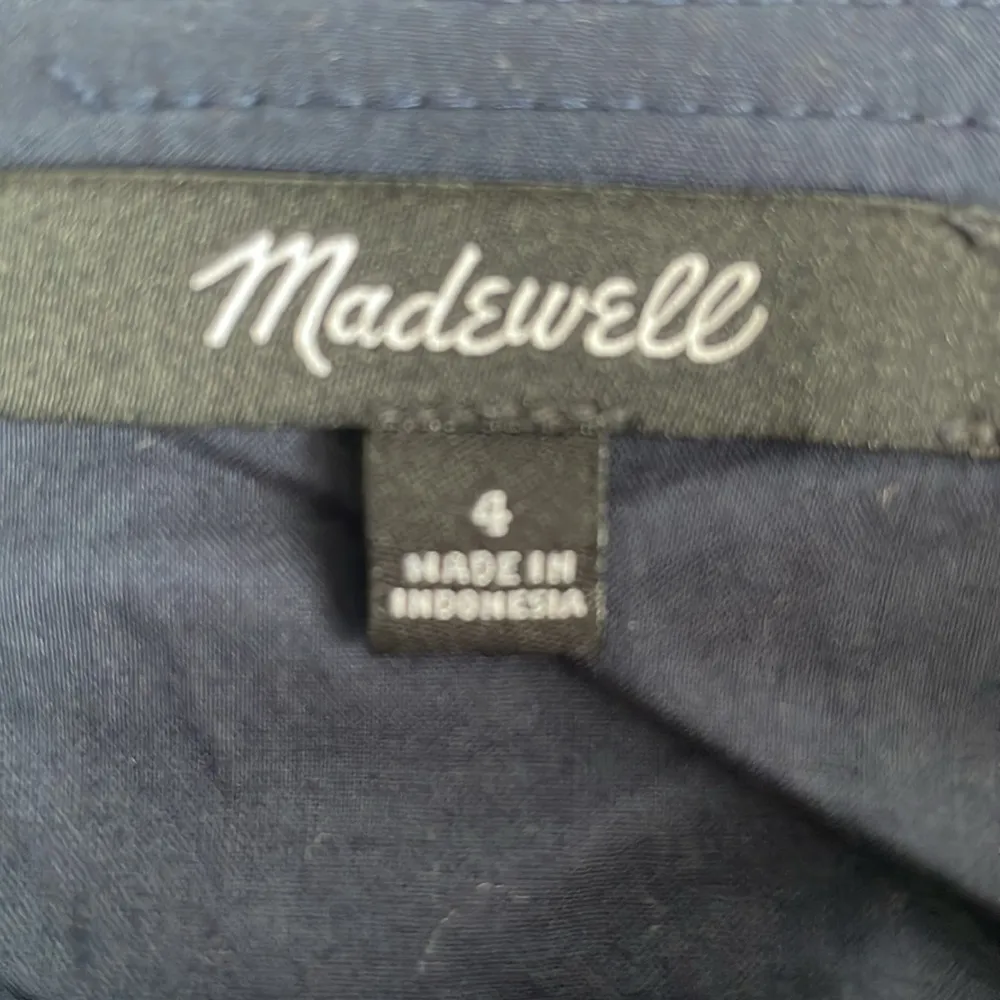 Madewell Linen Blend Wrap Tie Striped Skirt - Image 5