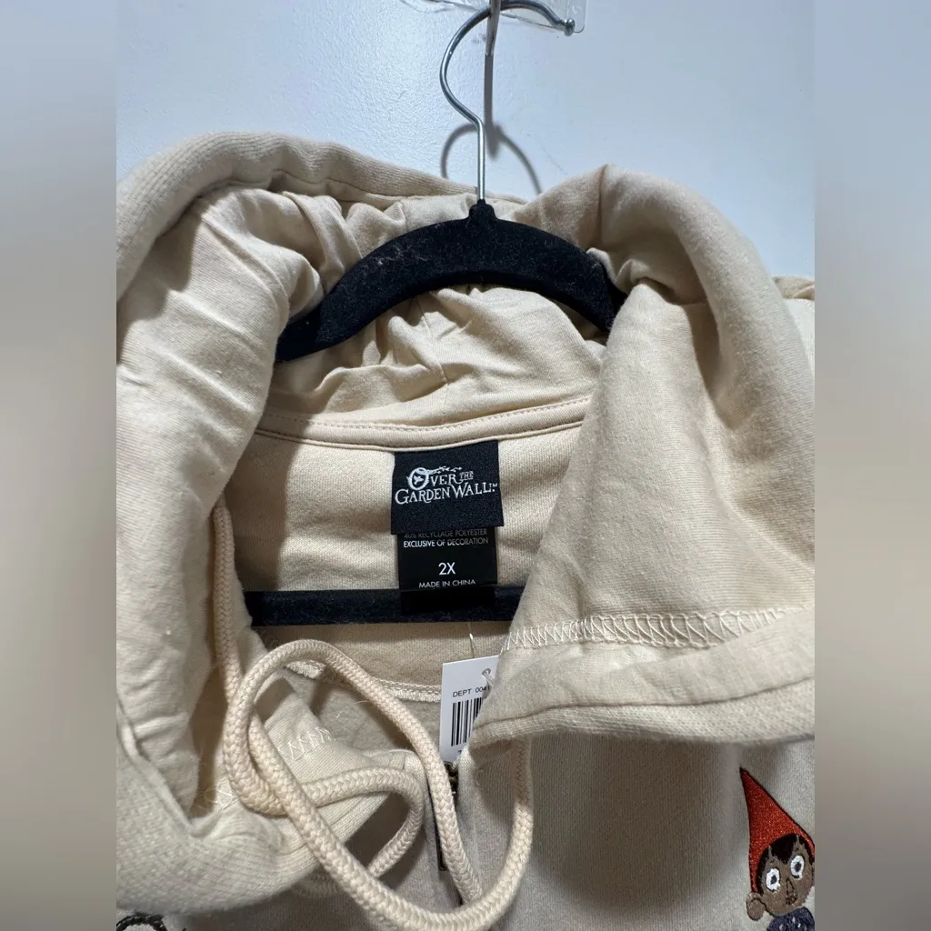 Cartoon Network Over The Garden Wall Floral Zippered Hoodie (Unisex 2X) - Image 7