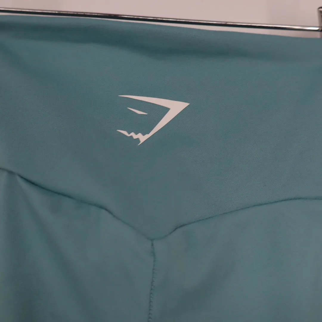 Gymshark Seamless High Waisted Leggings Teal Blue Size S GLLG4715 - Image 5