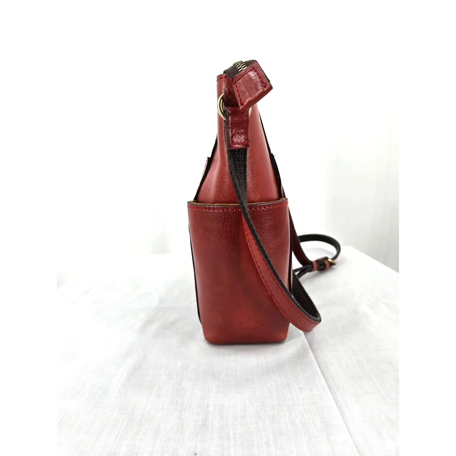 Patricia Nash Aveley Leather Tooled Crossbody Tote - Image 11