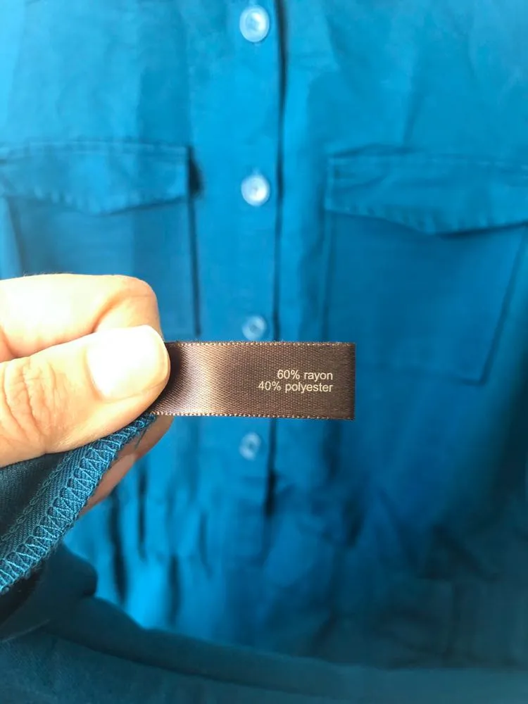 👗 Teal Safari Dress - Image 4