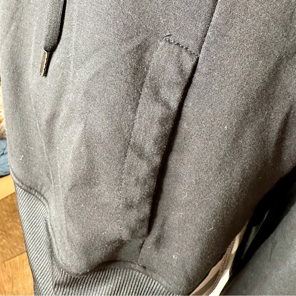 Women's Black Hoodie Sweatshirt - Image 3