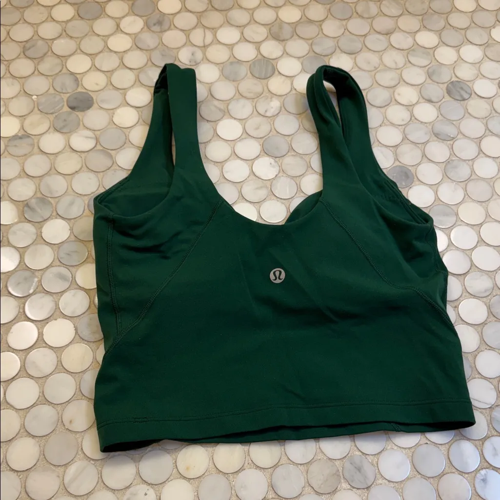 Women's Lululemon Forest Green Align Tank Top - Image 2