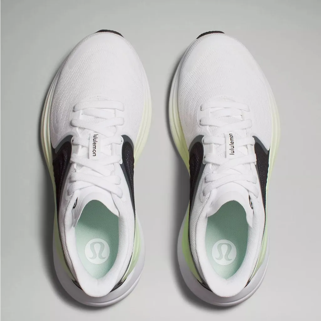 Lululemon Women's Blissfeel 2 White and Black Athletic Running Shoes - Size 10 - Image 2