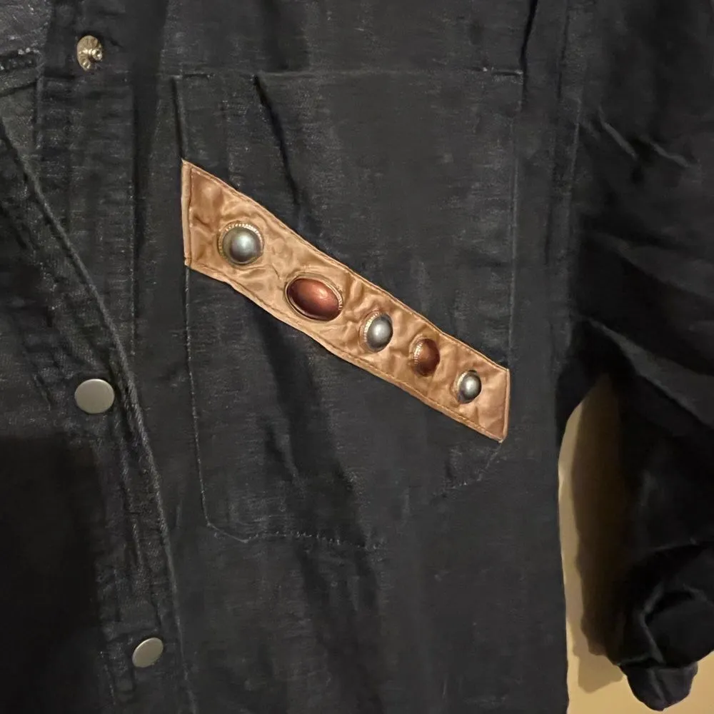 Oscar de la renta denim dress L - Image 7