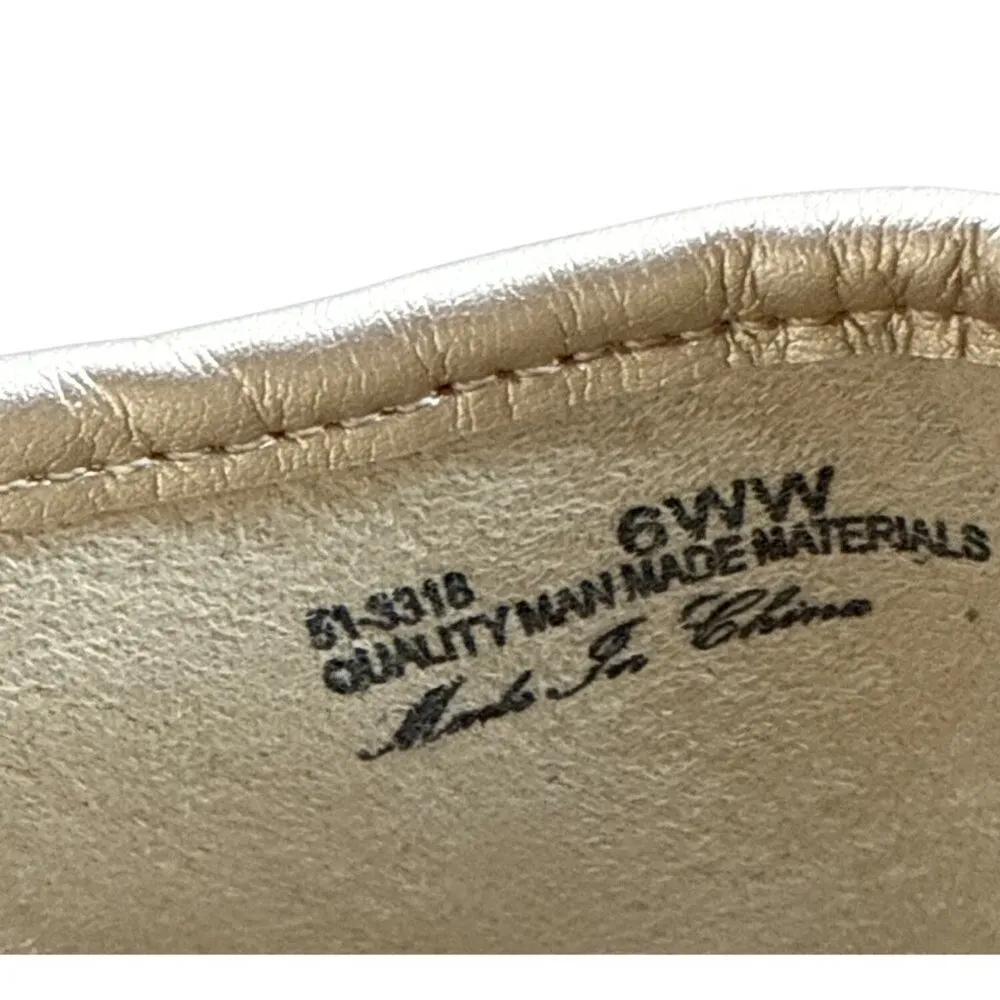 Bella Vita Size 6WW  Woven Peep-Toe Mules Wooden Block Heels For Women - Image 9