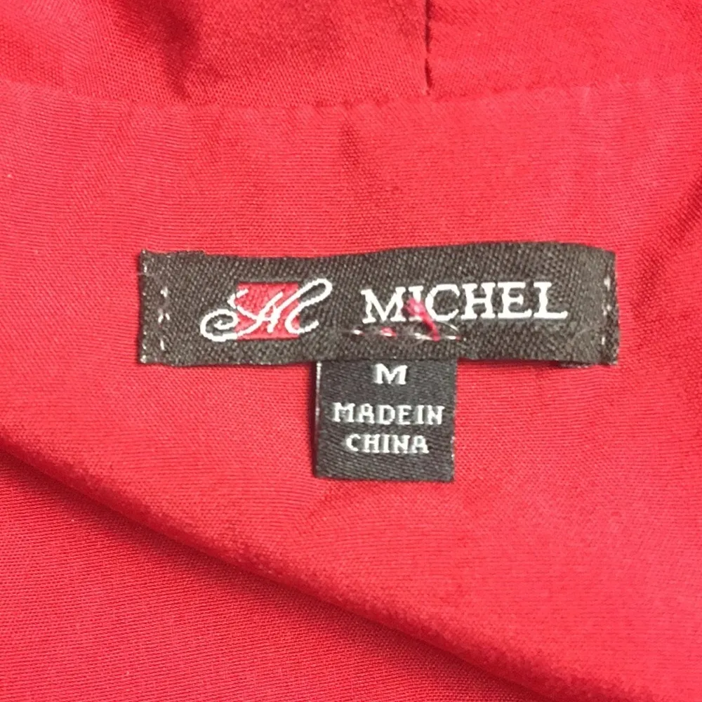 RED BLAZER DRESSY WORK CARDIGAN - Image 2