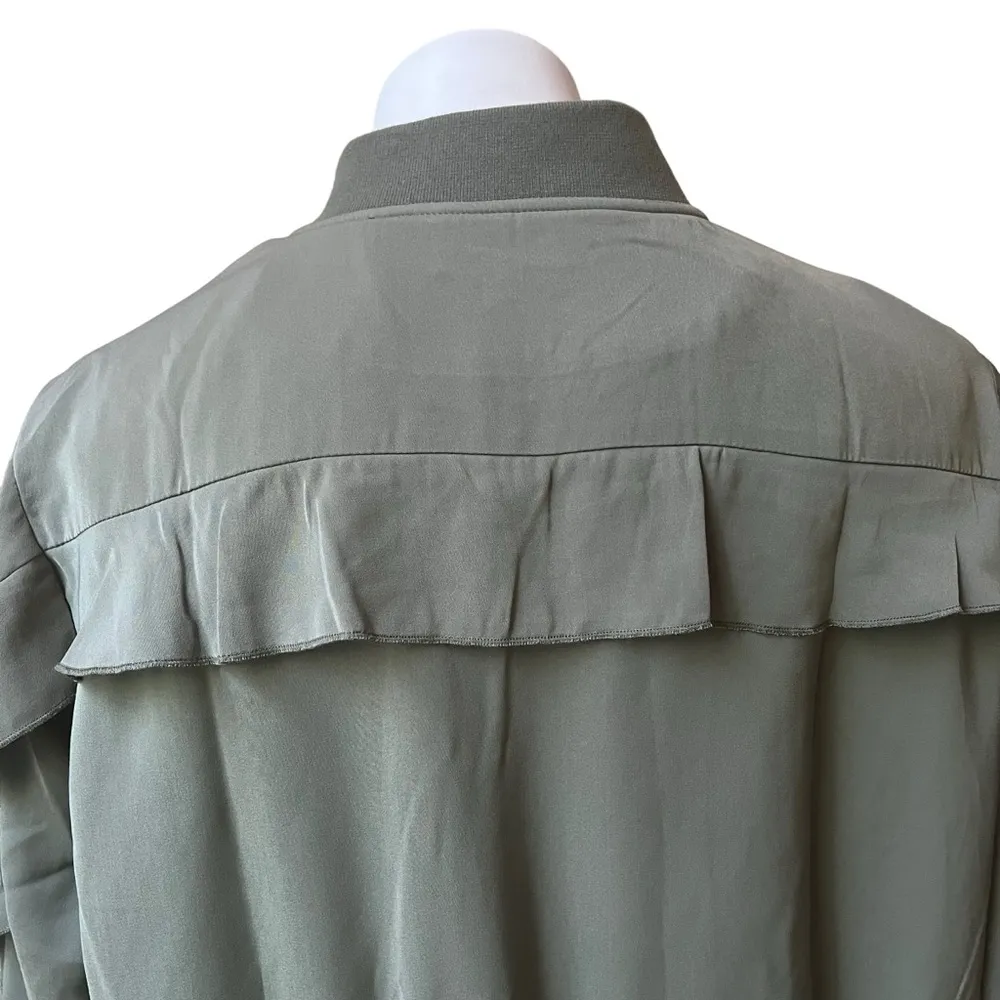 Nolan Ruffled Bomber Jacket, Sz S - Image 12