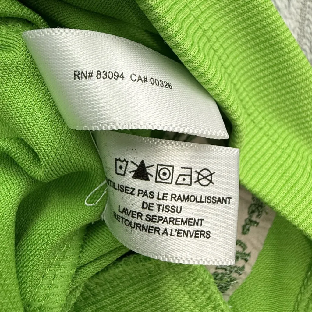 Cutter & Buck Polo Shirt Womens Large Green Ruched DryTec Juniper‎ Hill Golf Top - Image 9