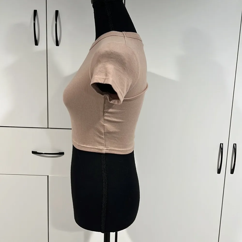 Beige botany‎ top . Size S - Image 2