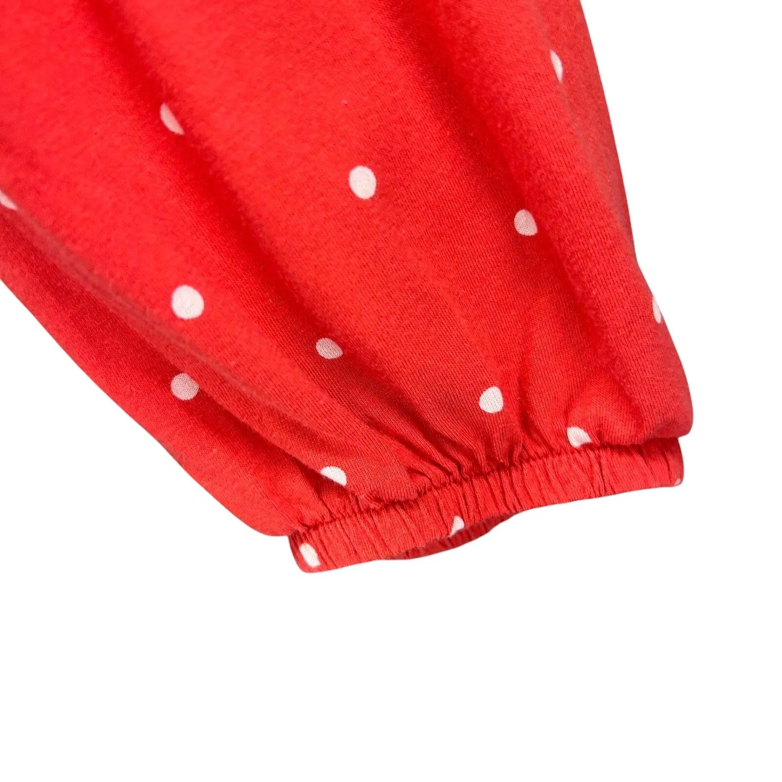 Old Navy Womens Blouse Size L Polka Dot Vibrant ‎ V-Neck Long Sleeve Casual Soft - Image 6