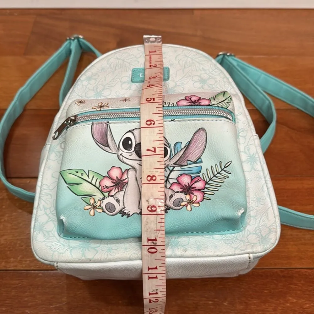 Loungefly Disney Lilo And Stitch Hibiscus Flowers Sketch Mini Backpack - Image 10