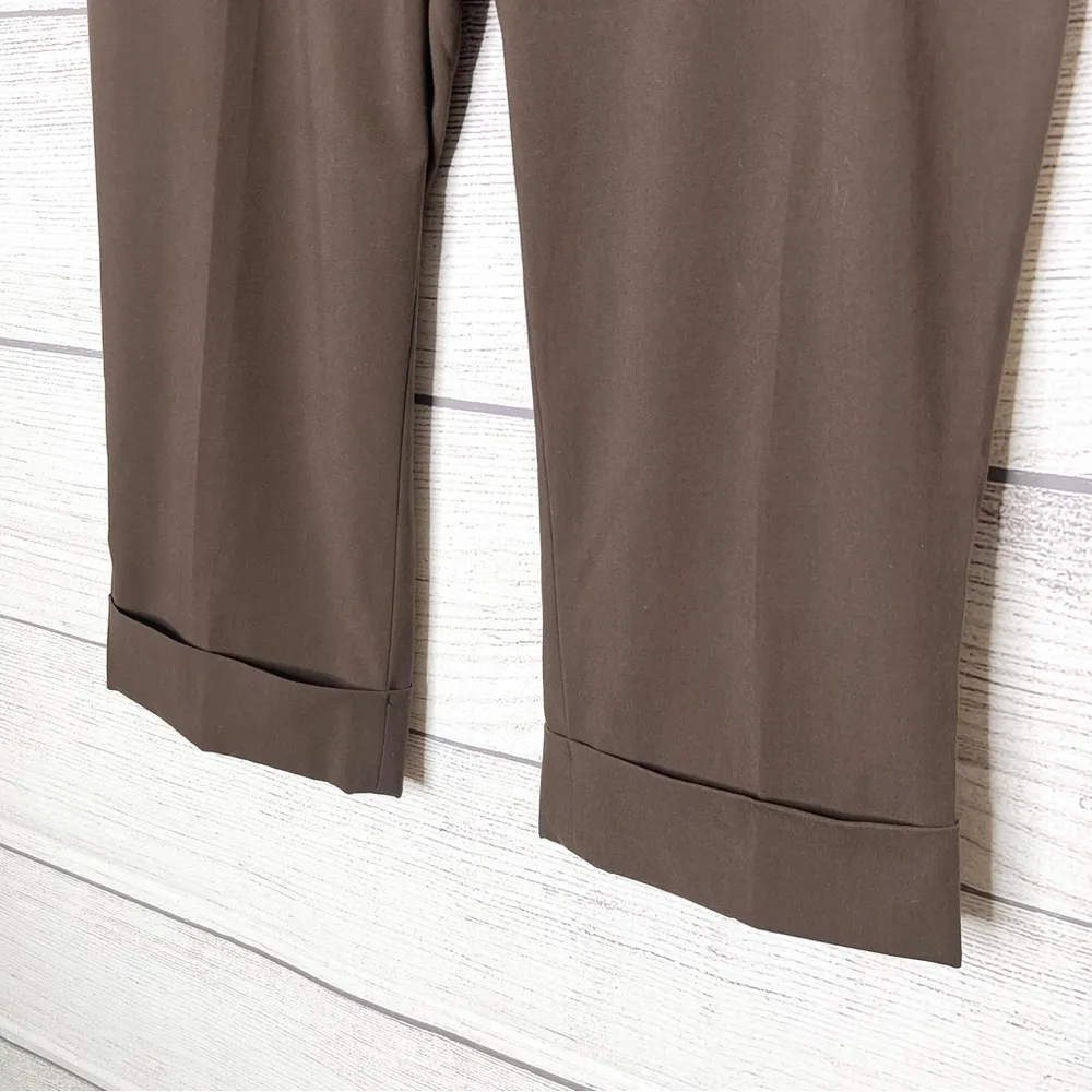 Apt. 9 Brown Maxwell Stretch Capri Pants Size 12 - Image 2